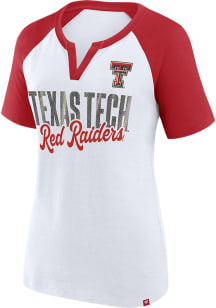 Texas Tech Red Raiders Womens White Best Squad Short Sleeve T-Shirt