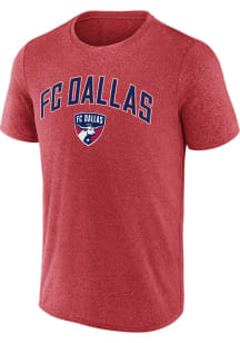 FC Dallas Red Drop Kick Short Sleeve T Shirt