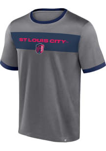 St Louis City SC Grey Advantages Short Sleeve Fashion T Shirt