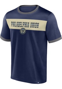 Philadelphia Union Navy Blue Advantages Short Sleeve Fashion T Shirt