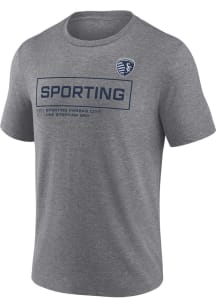 Sporting Kansas City Charcoal Cool Down Short Sleeve Fashion T Shirt