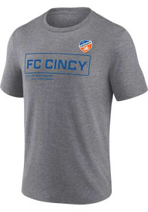 FC Cincinnati Charcoal Cool Down Short Sleeve Fashion T Shirt