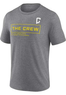 Columbus Crew Charcoal Cool Down Short Sleeve Fashion T Shirt