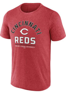 Cincinnati Reds Red Front and Center Short Sleeve T Shirt