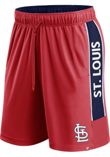 St Louis Cardinals Mens Red Win The Match Shorts