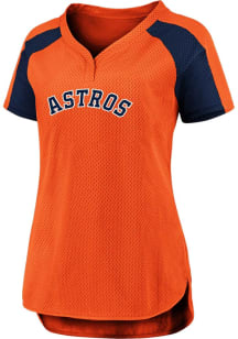 Houston Astros Womens Iconic League Fashion Baseball Jersey - Orange