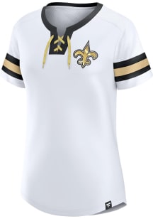 New Orleans Saints Womens Sunday Best Fashion Football Jersey - White