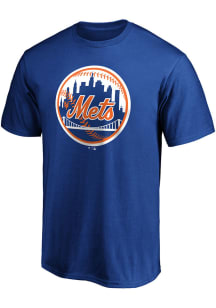New York Mets Blue Heart and Soul Short Sleeve T Shirt