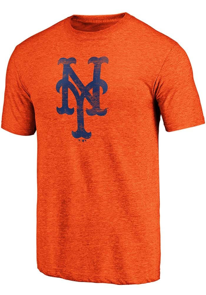 応援グッズ MLB NEW YORK METS Russell GAME SHIRT Men's New York Mets Royal Raise The Apple T-Shirt
