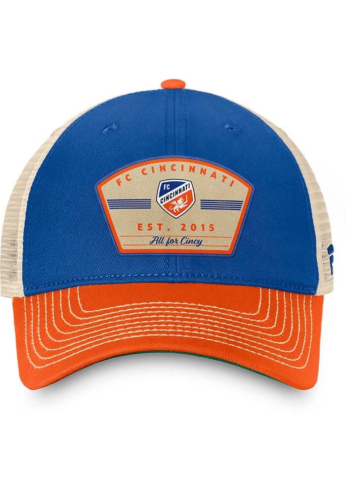 FC Cincinnati Archer 2T Meshback Adjustable Hat - Blue