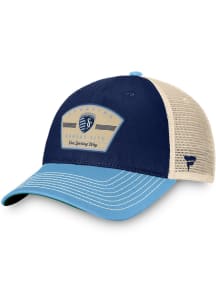 Sporting Kansas City Archer 2T Meshback Adjustable Hat - Navy Blue