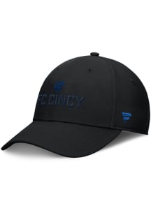 FC Cincinnati Mens Black Stealth Flex Hat