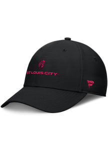 St Louis City SC Mens Black Stealth Flex Hat