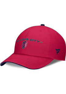 St Louis City SC Old School Unstructured Adjustable Hat - Red