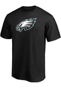 Philadelphia Eagles Black Cotton Primary Short Sleeve T Shirt