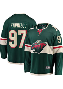Kirill Kaprizov Minnesota Wild Mens Green Home Breakaway Hockey Jersey