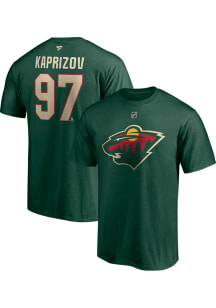 Kirill Kaprizov Minnesota Wild Green Player NN Short Sleeve Player T Shirt