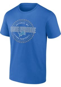 Detroit Lions Blue Home Again Short Sleeve T Shirt
