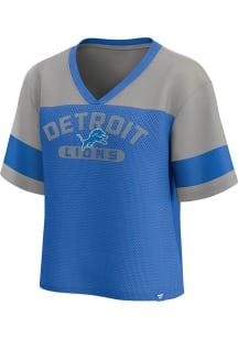 Detroit Lions Womens Homeschool Fashion Football Jersey - Blue