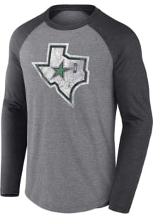 Dallas Stars Grey Confidential Program Long Sleeve Fashion T Shirt
