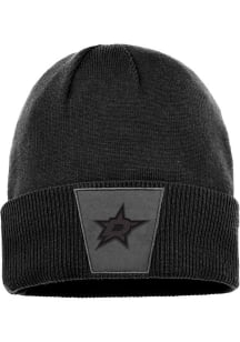 Dallas Stars Black Authentic Pro Road Cuffed Mens Knit Hat