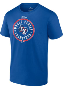Texas Rangers Blue 2023 WS Champions Hometown Short Sleeve T Shirt