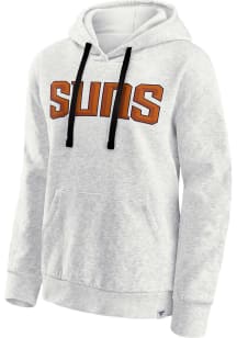 Phoenix Suns Womens Oatmeal Classics Quilted Hooded Sweatshirt