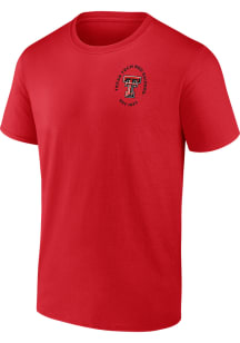 Texas Tech Red Raiders Red Regional Outdoors Short Sleeve T Shirt
