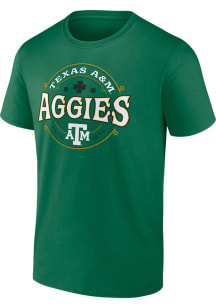 Texas A&amp;M Aggies Green Lucky Short Sleeve T Shirt