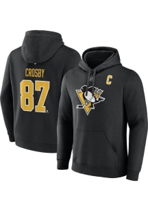 Sidney Crosby Pittsburgh Penguins Mens Black Home Player Hood