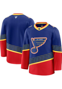 St Louis Blues Mens Blue Alt Throwback Hockey Jersey