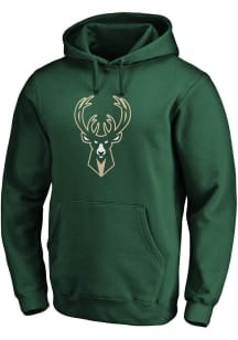 Milwaukee Bucks Mens Green Pullover Long Sleeve Hoodie