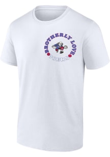 Philadelphia 76ers White Street Collective Short Sleeve T Shirt
