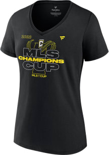 Columbus Crew Womens Black 2023 Cup Champions Locker Room Short Sleeve T-Shirt