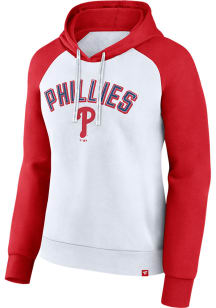 Philadelphia Phillies Womens White Indispensible Hooded Sweatshirt