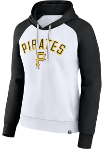 Pittsburgh Pirates Womens White Indispensible Hooded Sweatshirt