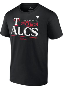 Texas Rangers Black 2023 Division Series Clinch Locker Room Short Sleeve T Shirt