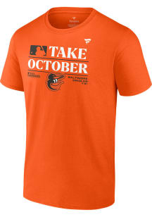Baltimore Orioles Orange 2023 Postseason Participant Locker Room Short Sleeve T Shirt