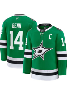 Jamie Benn Dallas Stars Mens Green Home Premium Hockey Jersey