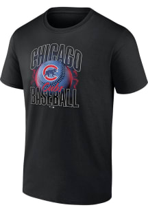 Chicago Cubs Black Match Up Short Sleeve T Shirt