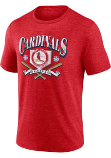 St Louis Cardinals Red Home Team Short Sleeve Fashion T Shirt