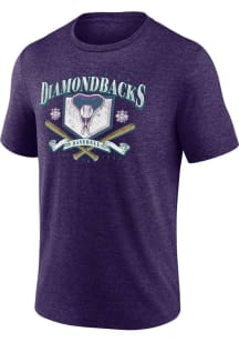 Arizona Diamondbacks Purple Home Team Short Sleeve Fashion T Shirt