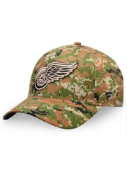 Detroit Red Wings Auth Pro Military Appreciation Alpha Adj Adjustable Hat - Green