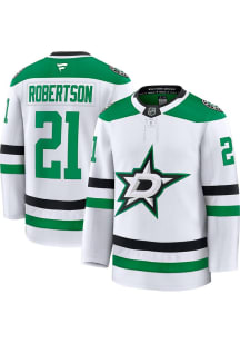 Jason Robertson Dallas Stars Mens White Road Premium Hockey Jersey