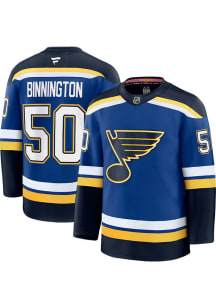 Jordan Binnington St Louis Blues Mens Blue Home Premium Hockey Jersey