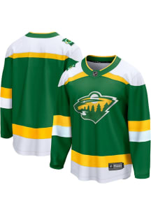 Minnesota Wild Mens Kelly Green Blank Breakaway Hockey Jersey