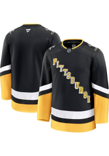 Pittsburgh Penguins Mens Black Blank Premium Hockey Jersey