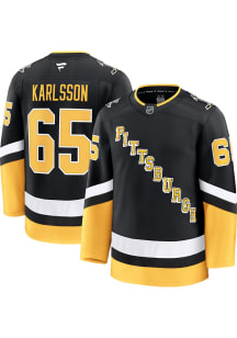 Erik Karlsson Pittsburgh Penguins Mens Black Alt Premium Hockey Jersey