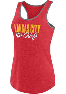 Kansas City Chiefs Womens Red Fanwear Fuel Tank Top