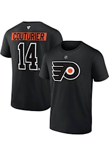 Sean Couturier Philadelphia Flyers Black Player NN Short Sleeve Player T Shirt
